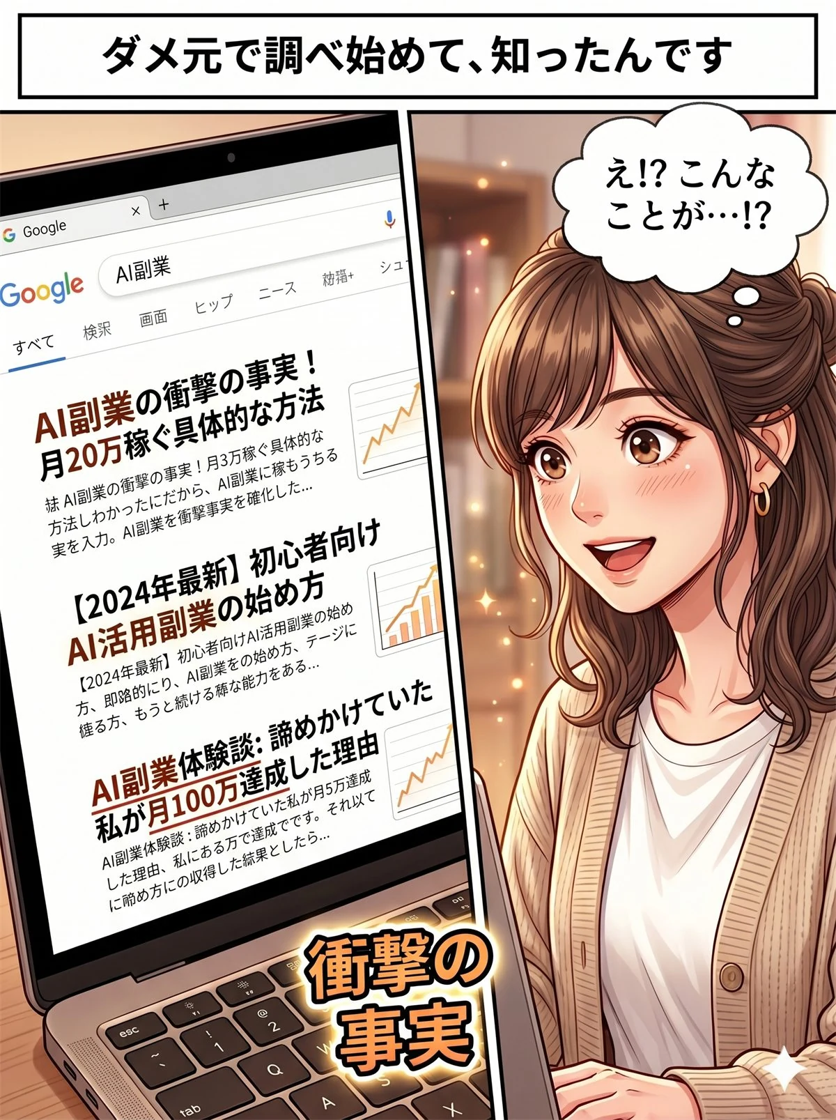 コマ15: 衝撃の発見